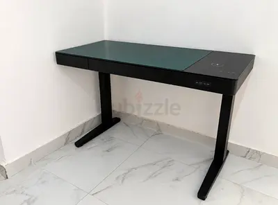 Premium Smart Office Desk | Wireless Charging + USB-C + Bluetooth Speaker + Drawer