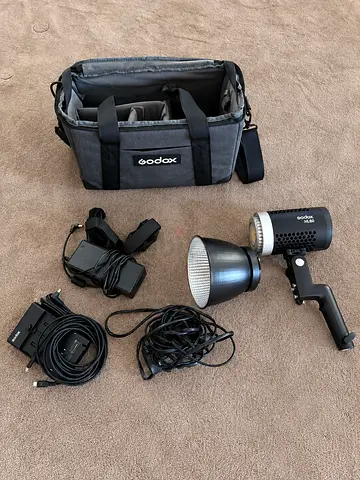 Godox SL60W LED Video Light Kit with Bag and Accessories