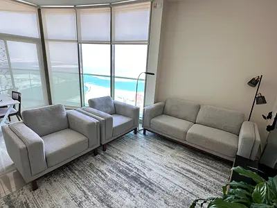 Sofa and 2 armchairs set