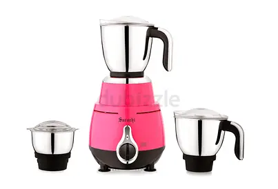 Suruchi Strike 1000W Mixer Grinder – 3 Stainless Steel Jars