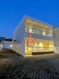 New villa big yard balcony 4bed room parking majlis 90k..