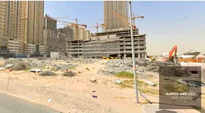 Corner residential and commercial plot for sale in Emirates City, Ajman. Plot area: 38,750 sq. ft.,