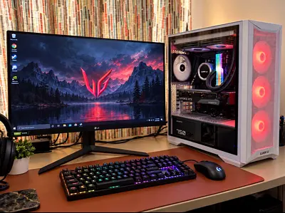 Gaming PC + LG 27” QHD 165Hz Monitor | Ryzen 7 5800X | RTX 3070 | 64GB RAM | 2TB NVMe