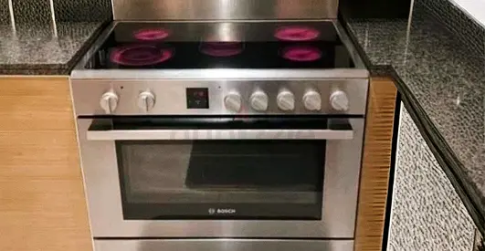 Bosch premium Germany Made 5 Hobs Electric Ceramic Cooker 90 by 60 cm latest version