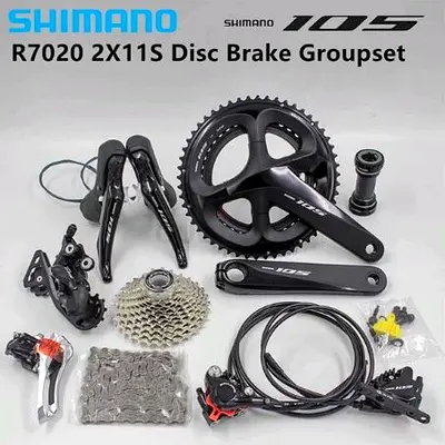 Shimano R7020 grouset 105: hydraulic brake 11-34T -170mm 52-36T