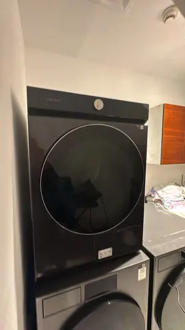 Samsung Front Load Dryer - Good Condition, Black