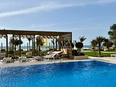 Private Beach || Luxurious 2BR Beach View || Maids Room || Chiller Free || Parking Free || All Ameni