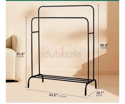 Double rail clothes rack/hanger