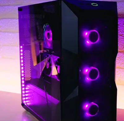 Cooler Master Case with RGB FANS
