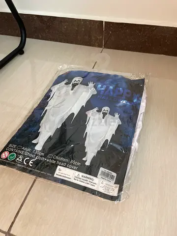 Child's Halloween Costume Ghost Size 80cm