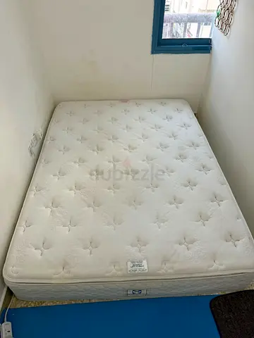 Used Queen Mattress - Good Condition, Clean White Top