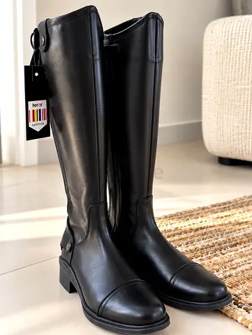 Horze Genève Women’s Leather Tall Riding Boots – EU 38R