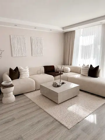 Brand New beige color 5 seater sofa