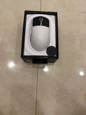 Logitech G Pro X2 Superlight with custom skates ESPTIGER ICE V2 white 4 months old with box