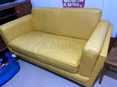 Yellow sofa 3+2 for sale