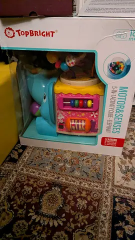 TopBright 5-in-1 Activity Cube Elephant - Toy for 18+ months (Like New)