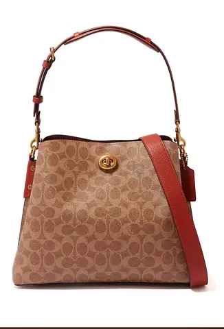 Coach Willow shoulder Bag in Signature Canvas