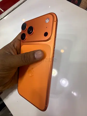 Apple iPhone in Orange — Good Condition, Single Owner