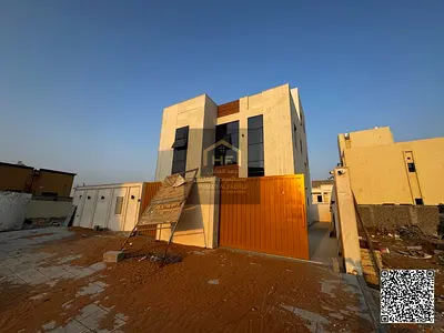 فيلا مودرن فاخرة للبيع في الحليو 2 – عجمان | واجهة حجر وتكييف دكت بالكامل (شاملة رسوم التسجيل والتمليك)  فرصة سكنية واستثمارية استثنائية لامتلاك فيلا