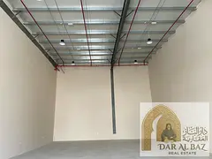 Warehouse for annual rent in the Sajaa area of ​​Sharjah for AED 80,000; payment options include