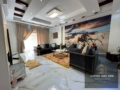 A golden opportunity: the finest and largest luxury villa for annual rent in Al Rawda 1—featuring a prime location and spacious layout. An exceptional