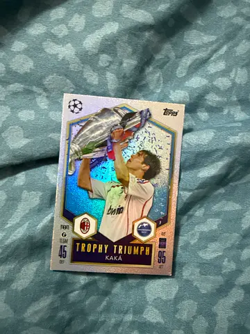 Topps Kaka Trophy Triumph Champions League Trading Card