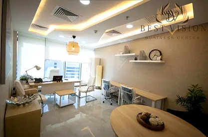 Price Starts from AED49,000 depends on  the size and design of the office / Well-Furnished Offices | Canal  Burj Khalifa View | Free Assistance