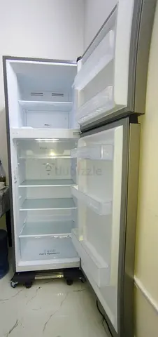 Used Double-Door Refrigerator - Clean Interior, Working Condition