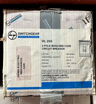 DL 250 3-Pole Molded Case Circuit Breaker (250A) - New in Box