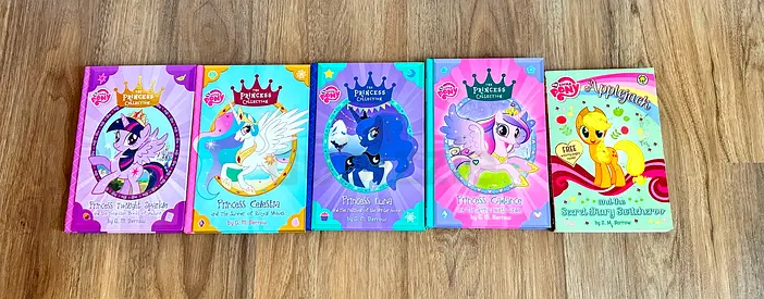 Set of 5 Little Pony Children's Fiction/Activity Books - Excellent Condition