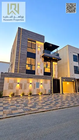 Brand-New Smart Villa for Sale in Al Helio 2 Ajman | 5 Master Bedrooms | Private Pool