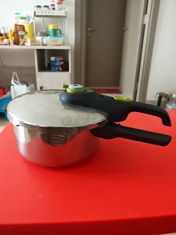 4L Stainless Steel Pressure Cooker with Lid and Handle