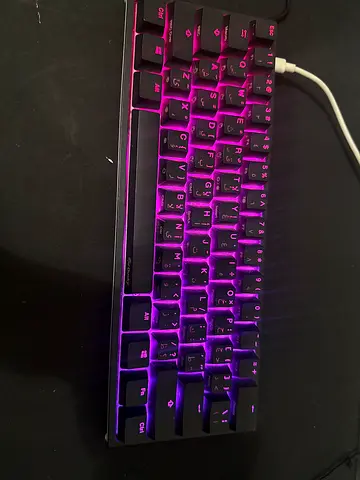 Compact RGB Mechanical Keyboard - 60% Layout, Wired