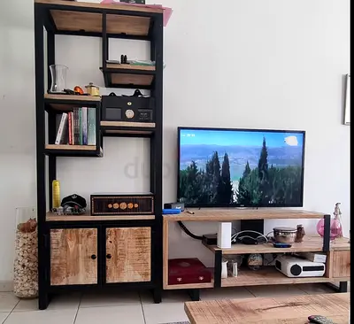Mango solid wood TV table
