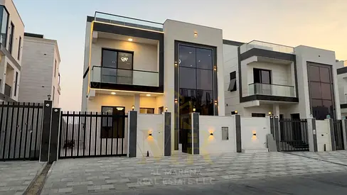 Luxury Villa in Al Bahia | Opposite a Mosque | Two Floors + Roof | 5 Master Bedrooms | Offer Includes Registration and Ownership Transfer Fees