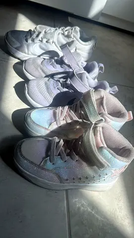 girls' glitter sneakers - pair of 3, size small originals from NIKE
