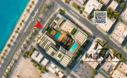 شقة 3 غرف بإطلالة بحرية مباشرة في موجان