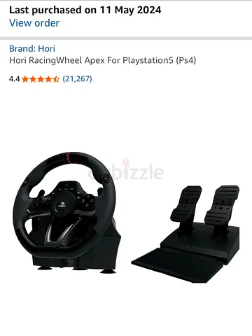 Hori Racing Wheel Apex with Pedals (for PlayStation)