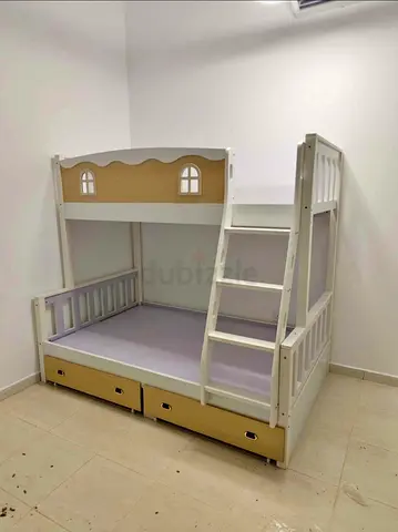 Wood Bunk Bed with Storage Drawers