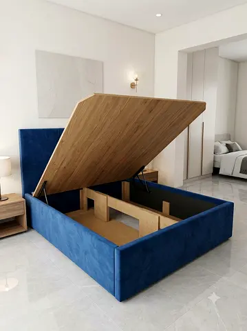 Queen Hydraulic Storage Bed Frame
