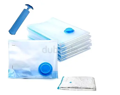 Vacuum Storage Bags Jumbo 6PCS with Hand Pump