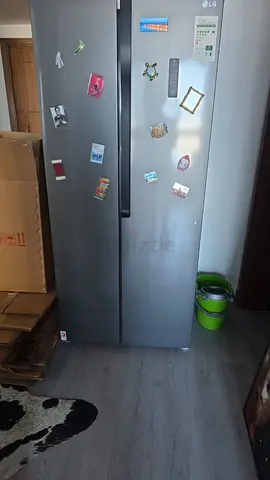 LG Side-by-Side Refrigerator - Silver, Good Working Condition