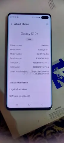Samsung Galaxy S10 +TRA