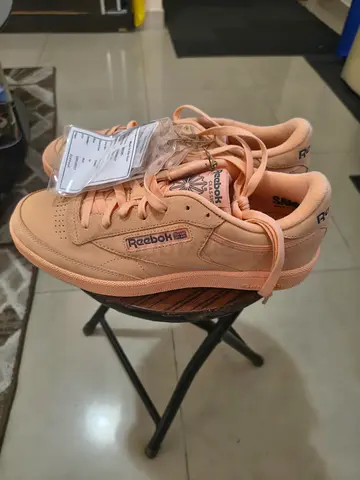 Authentic Reebok Club C 85 Peach Suede - Rare SS24