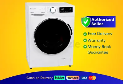 Panasonic 9kg Front Loading Washing Machine (White),  Brand New | Warranty | FREE Delivery