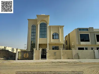 Villa for rent in Al Helio 2, featuring 5 bedrooms, a majlis, a living area, a kitchen, and a maid's room.