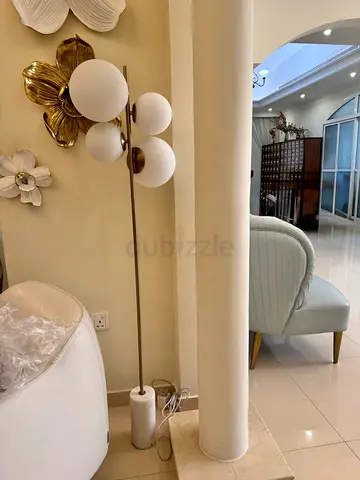 Ebarza floor lamp standing light marble base