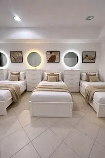 Elegant bedspace with attached balcony for rent in Princess Tower for females only, No commission