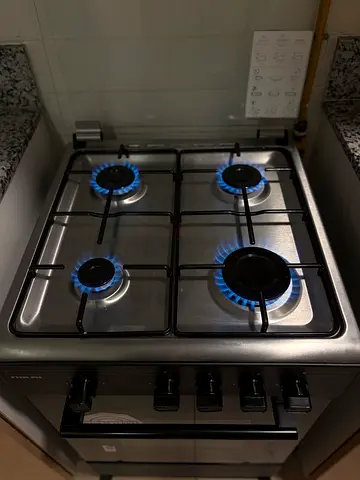 Used 4-Burner Gas Stove with Oven - Good Condition