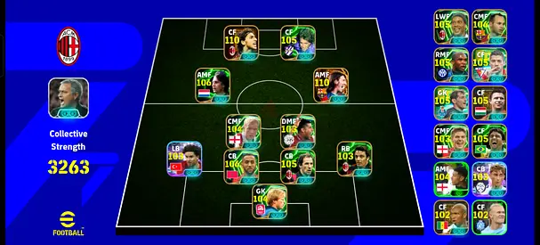 Efootball acount for sale rare og